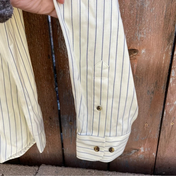 DENVER HAYES Never Iron Men’s Button Down Long Sleeve Shirt Large - Picture 6 of 13